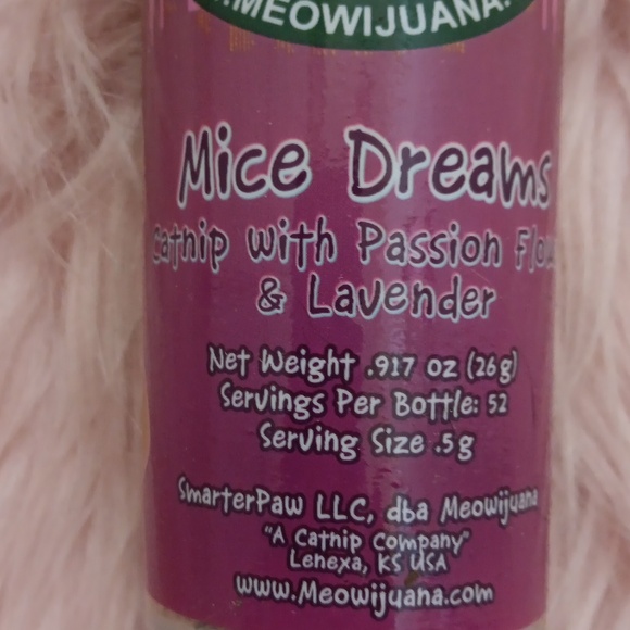 Brand New"MEOWIJUANA" CATNIP W/PASSION FLOWER & LAVENDER - Picture 3 of 3